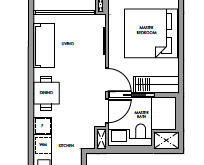 fourth-avenue-residences-floor-plan-1-bedroom-a2-singapore